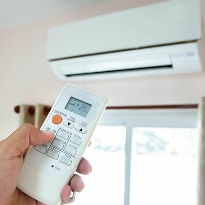 Commande d’un climatiseur avec sa télécommande