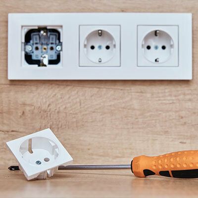 Remplacement d’une prise électrique